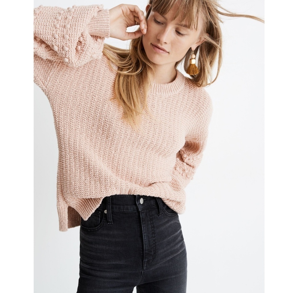 Madewell Bobble Pullover Sweater